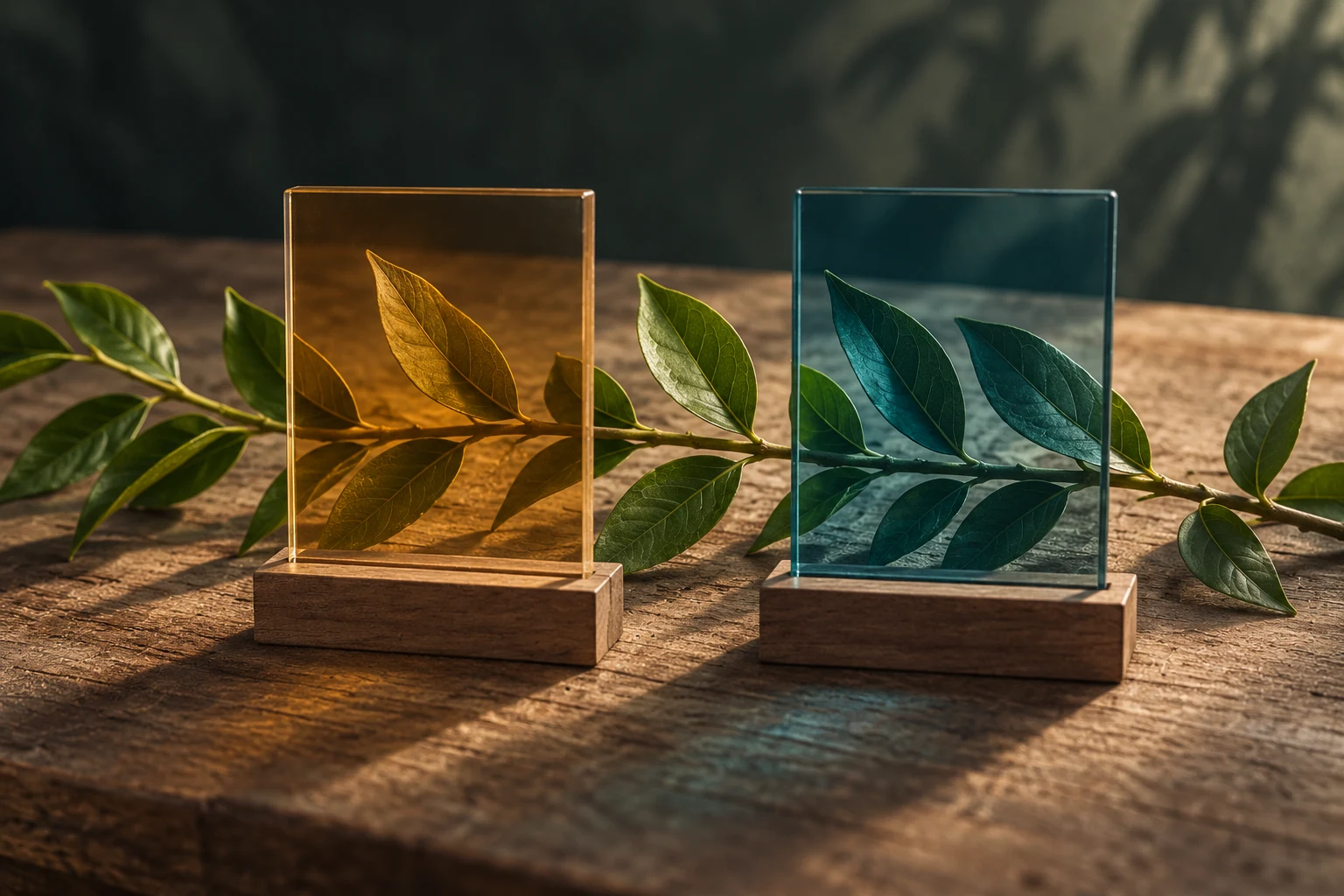 One branch through two filters: interpretation shapes experience.